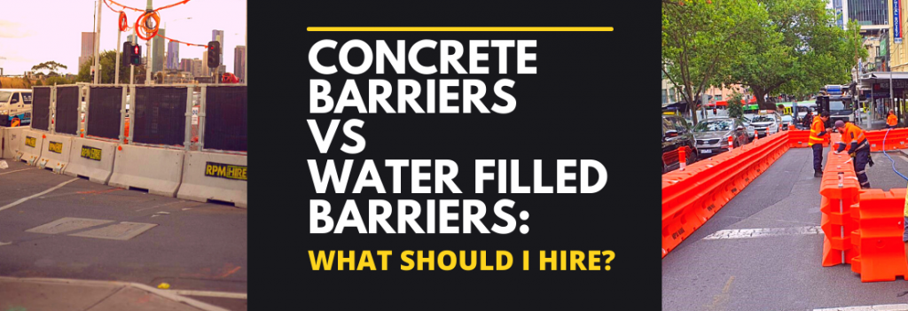 Choosing Between Concrete and Water-Filled Barriers